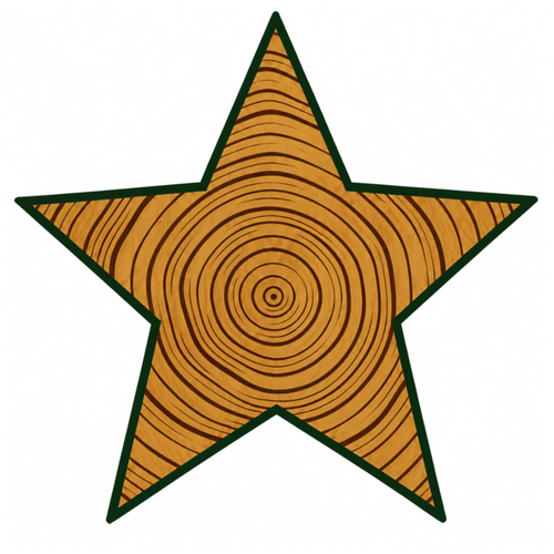 Holz-Stern